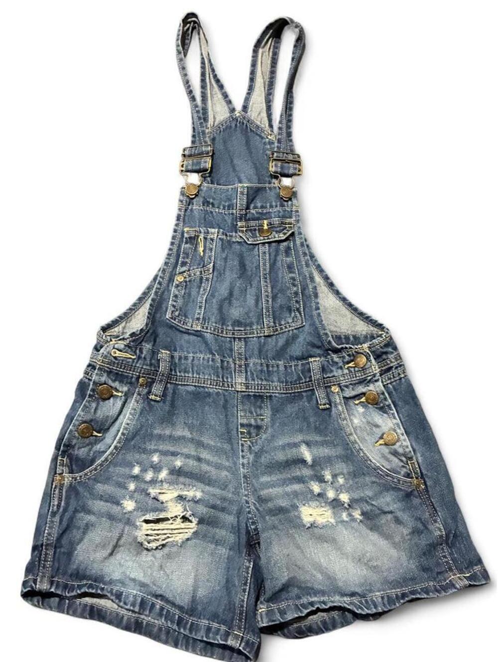 Lei Denim Overalls Shorts